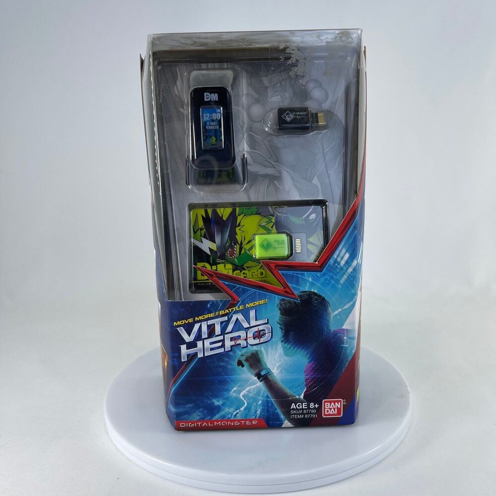 Bandai Vital Hero Black Band Pulsemon Interactive Band |  Brand New